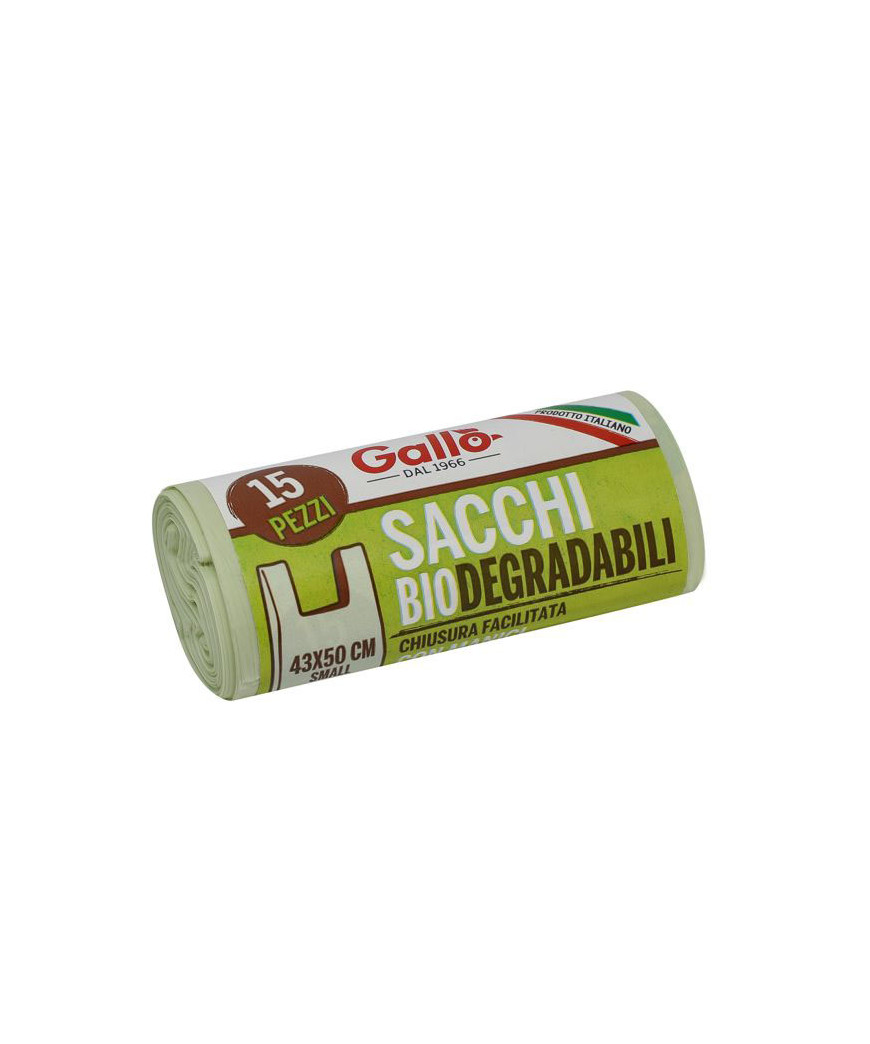 SACCO IMM.BIO MANICI      43x 50 g   8 Pz 15 GALLO