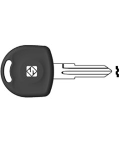 HU46TE    CHIAVE TRANSPONDER NO CHIP HUF