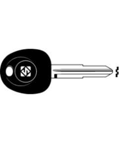 SSY4RTE   CHIAVE TRANSPONDER NO CHIP SSANGYONG