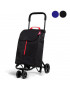 CARRELLO SPESA TWIN NERO     l 50 52x39 h  95 GIMI