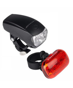 LUCE BICICLETTA LED SET                Pz 2 DUNLOP