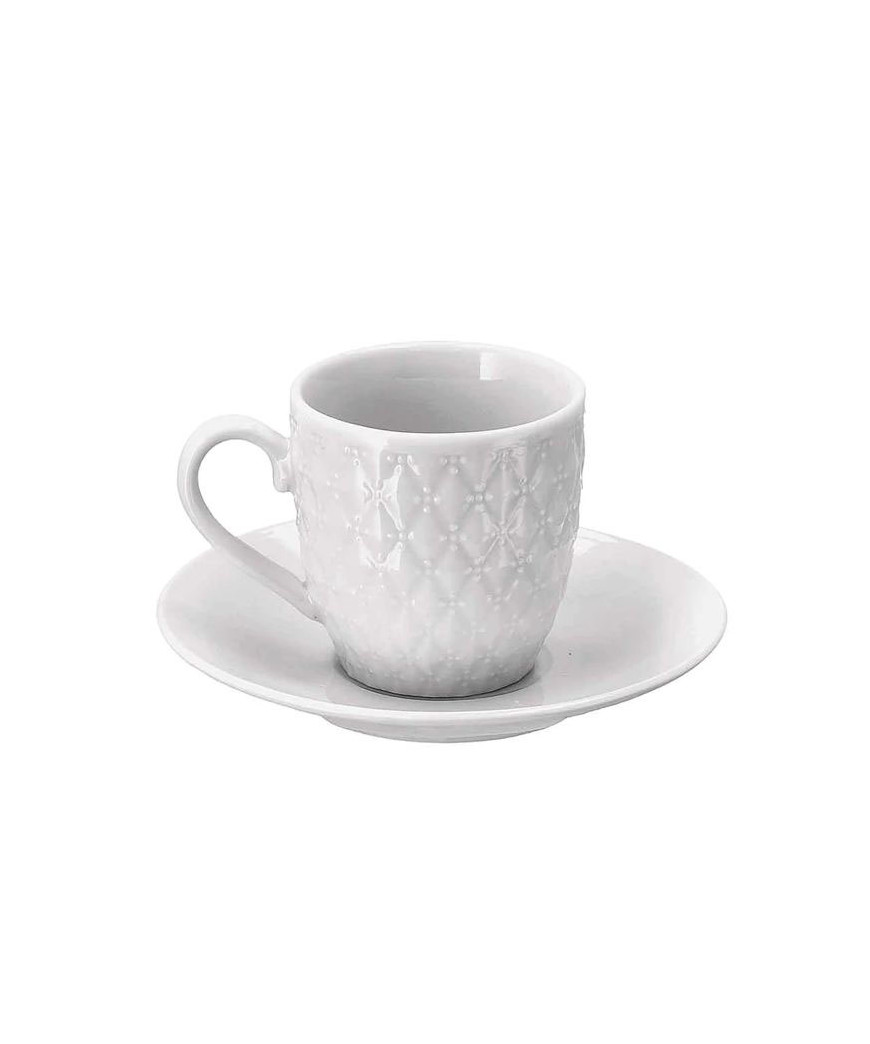 TAZZA CAFFE PORCELLANA ROMBI               Pz 6 AD