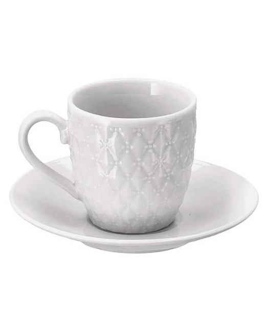 TAZZA CAFFE PORCELLANA ROMBI               Pz 6 AD