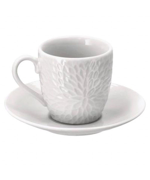 TAZZA CAFFE PORCELLANA RAMI                Pz 6 AD