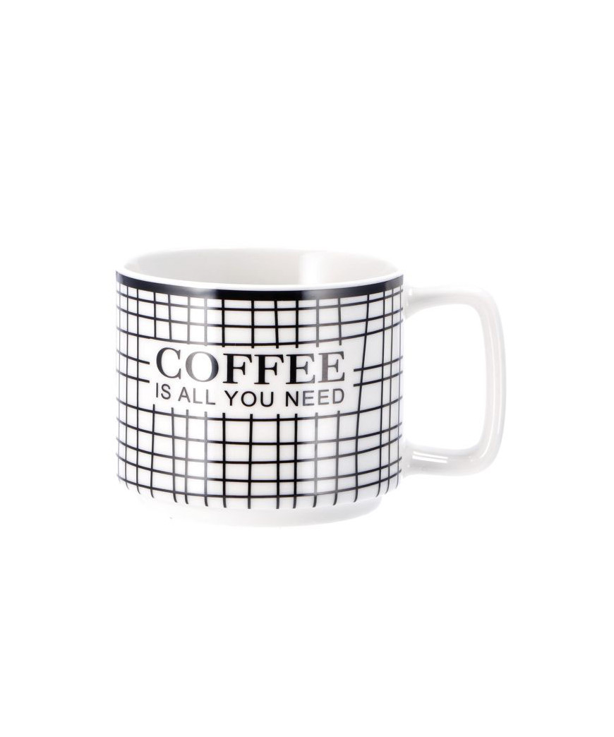 TAZZA MUG PORCELLANA FRASI               cc 330 AD