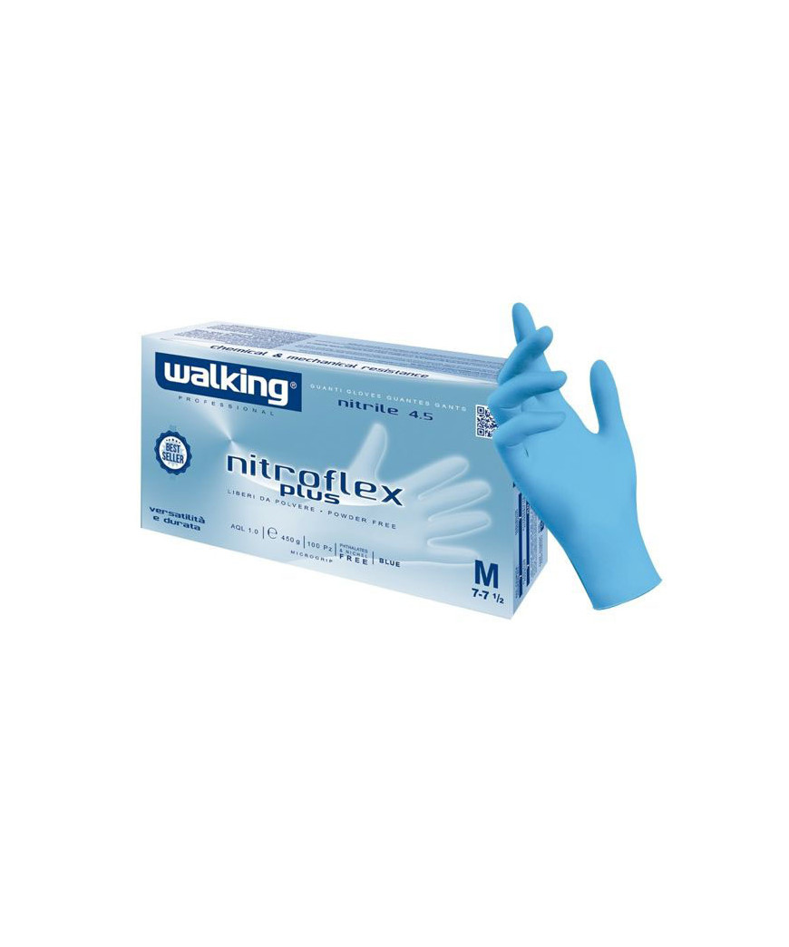 GUANTI NITRILE NITROFLEX PLUS Pz 100 XL