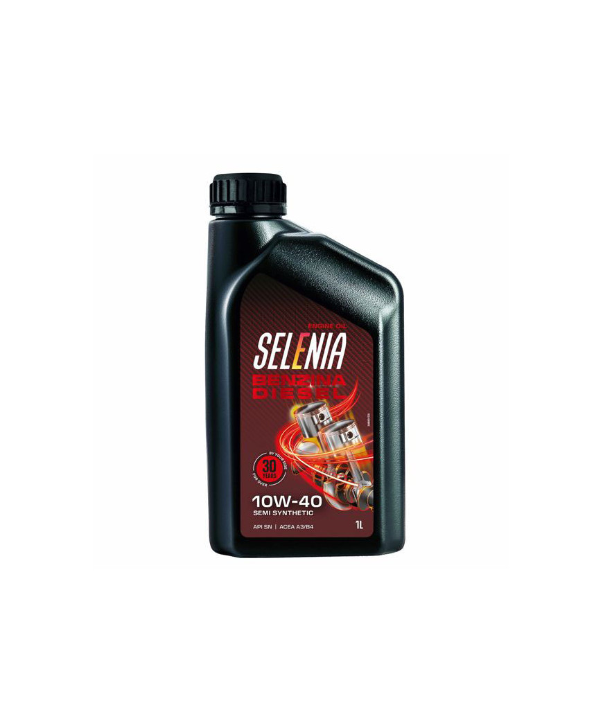 OLIO MOTORI BENZINA/DIESEL SINT 10W-40 l 1 SELENIA