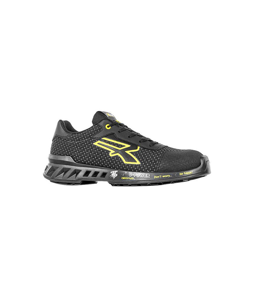 SCARPE MATT NERO/GIALLO BASSE 39         S3 UPOWER