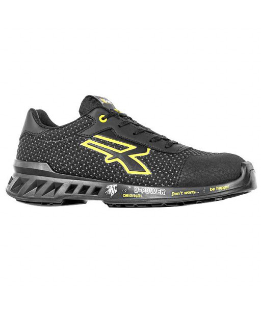 SCARPE MATT NERO/GIALLO BASSE 42         S3 UPOWER