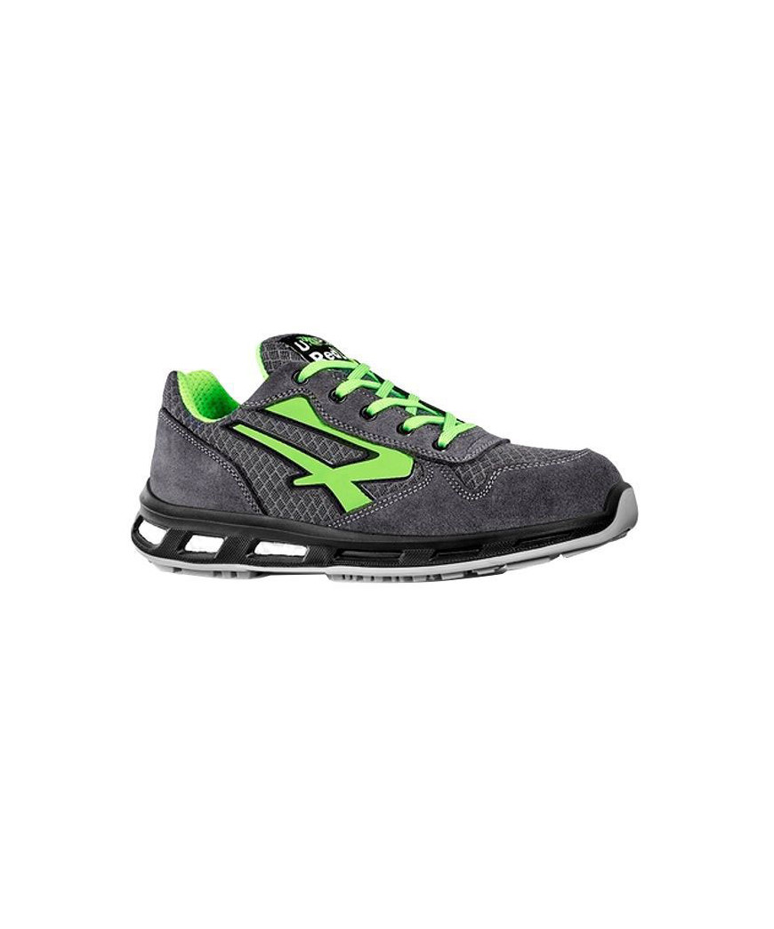 SCARPE POINT GRIGIO/VERDE BASSE 36      S1P UPOWER