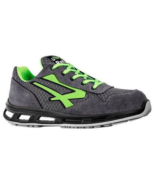 SCARPE POINT GRIGIO/VERDE BASSE 36      S1P UPOWER