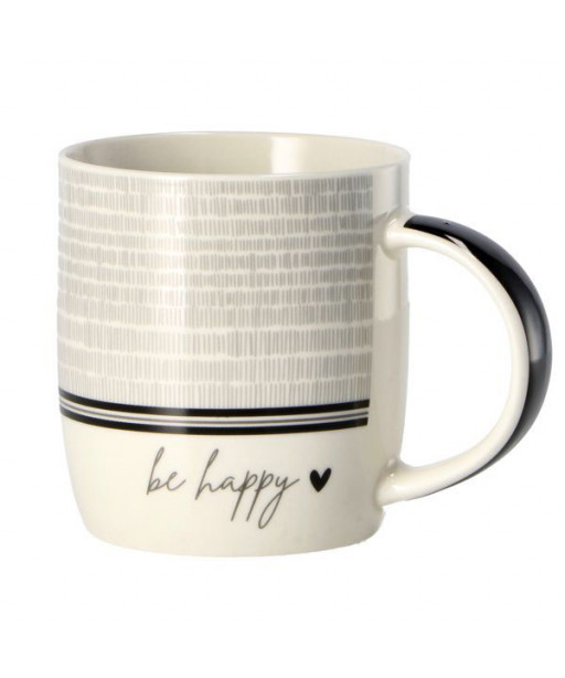 TAZZA MUG PORCELLANA HAPPY               cc 350 AD