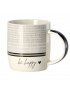 TAZZA MUG PORCELLANA HAPPY               cc 350 AD