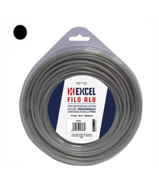 FILO NYLON TONDO ALU    mm 2,7 m 60    EXCEL 12189